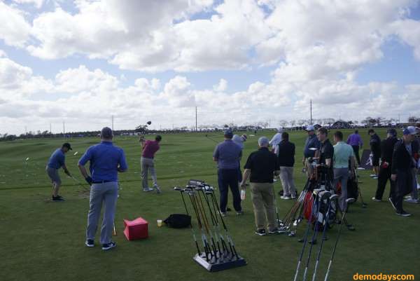 Golf Demo Days on the driving range